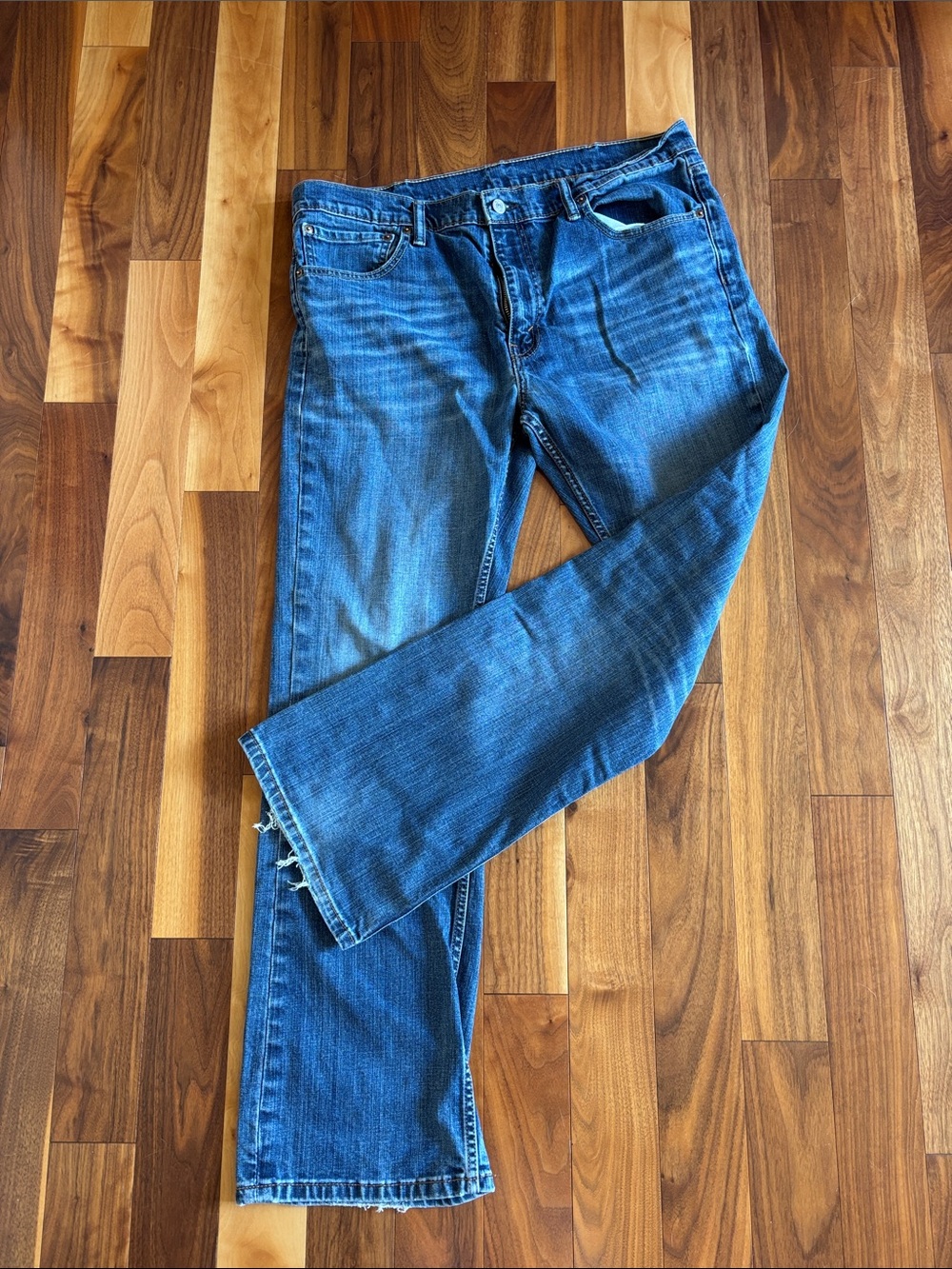LEVIS 527 Men’s Jeans, 38 x 32, Wave Illusions Rinse 0489, Slim Bootcut, 2016